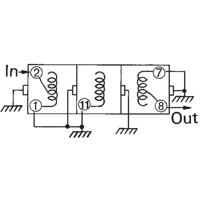 5HT-83050F-830 Toko America Inc.  Helical Filters